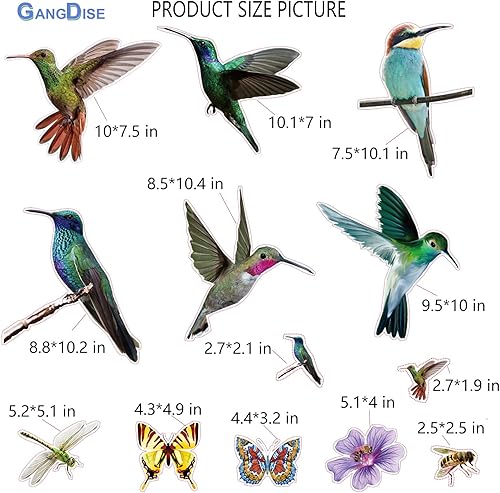 Miniatura 10 de Adhesivos de Navidad para ventana, calcomanías de doble cara para decoración de ventana, diseño adorable de copos de nieve de Navidad con Papá Noel,