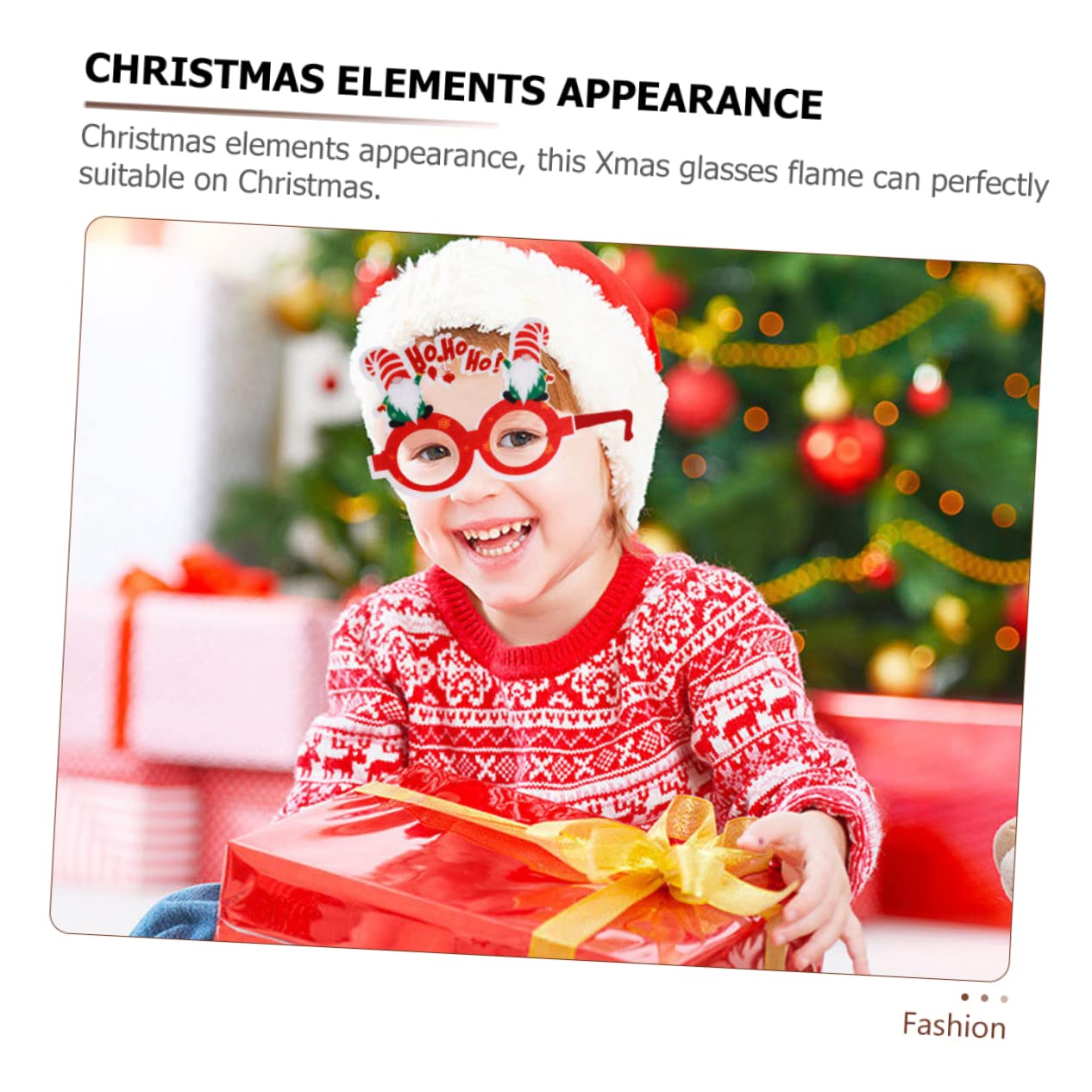 Amosfun 18stücke Teiliges Weihnachtsbrillen Lustige Partybrillen Filz Für Festliche Anlässe Für Und Feiern Weihnachts-Accessoires