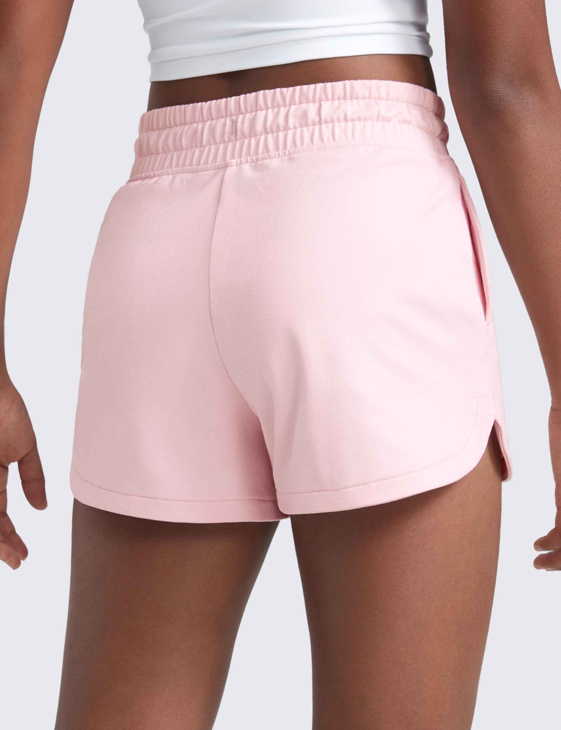 CRZ YOGA Cloud Jersey Ragazze Pantaloncini da Tuta con Coulisse Tasche Casual Atletici