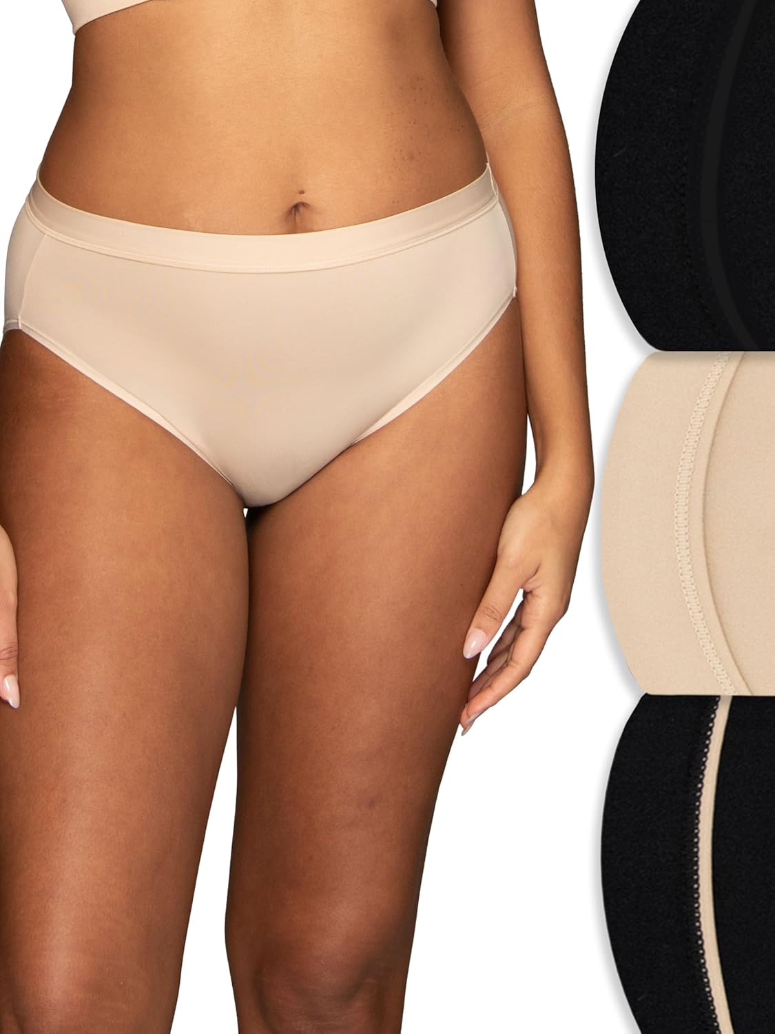 Vanity Fair womens Underwear Pack of Beyond Comfort Ultimate Stretch Panties - Image 3