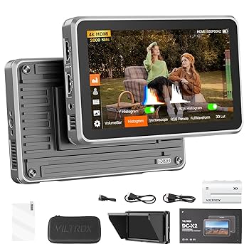 Amazon.com : VILTROX DC-X2 6 inch Touchscreen Camera Field Monitor