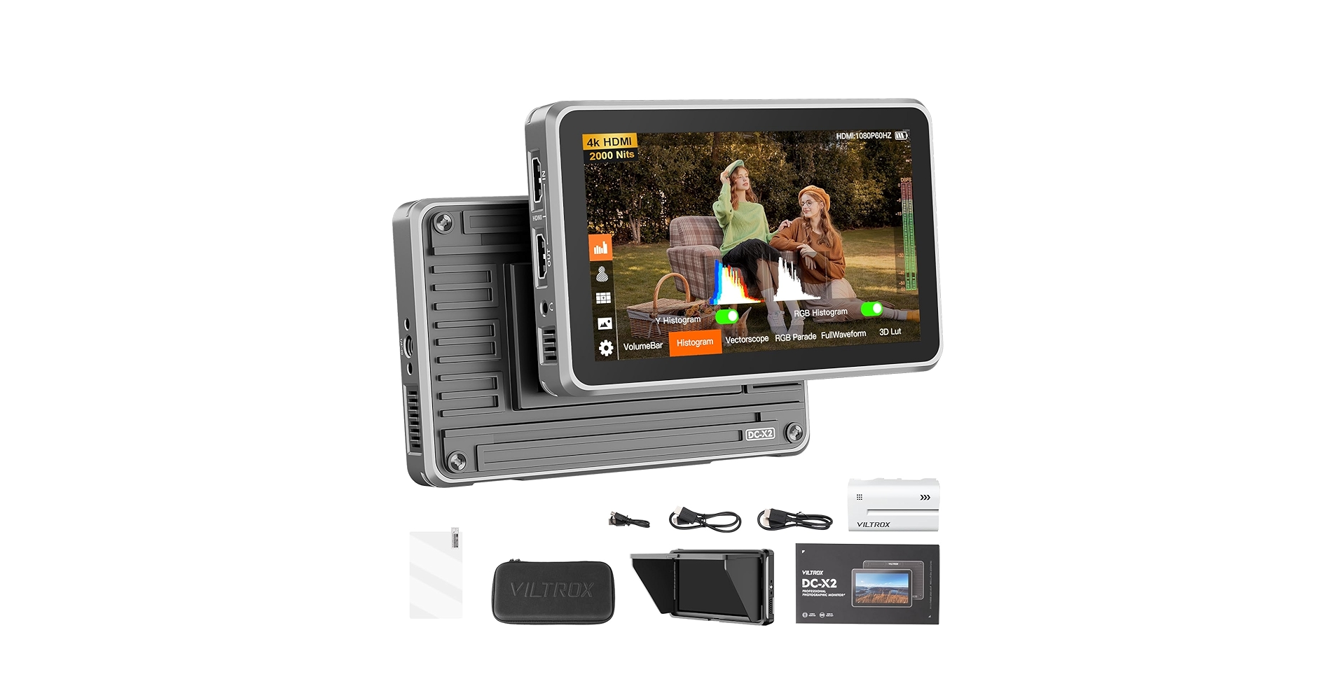 viltrox dc-x2 amazon ¥33300 カメラモニター Amazon.com : VILTROX DC-X2 2000Nits Video Field Monitor, 6 Inch