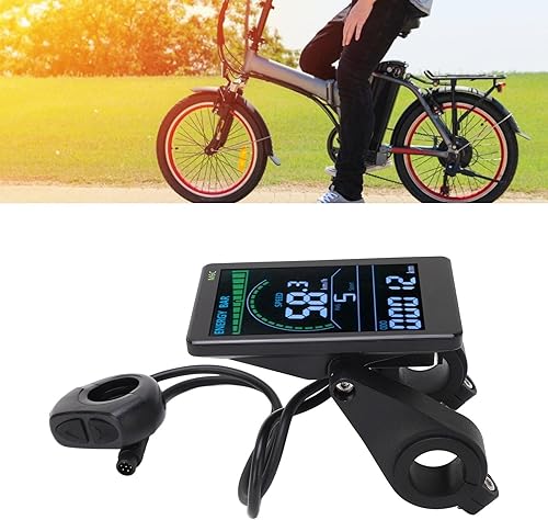 Miniatura 4 de Pantalla LCD de bicicleta eléctrica para computadora de bicicleta, velocímetro, 24 V, 36 V, 48 V, 60 V, impermeable, M6C, ABS, pantalla de