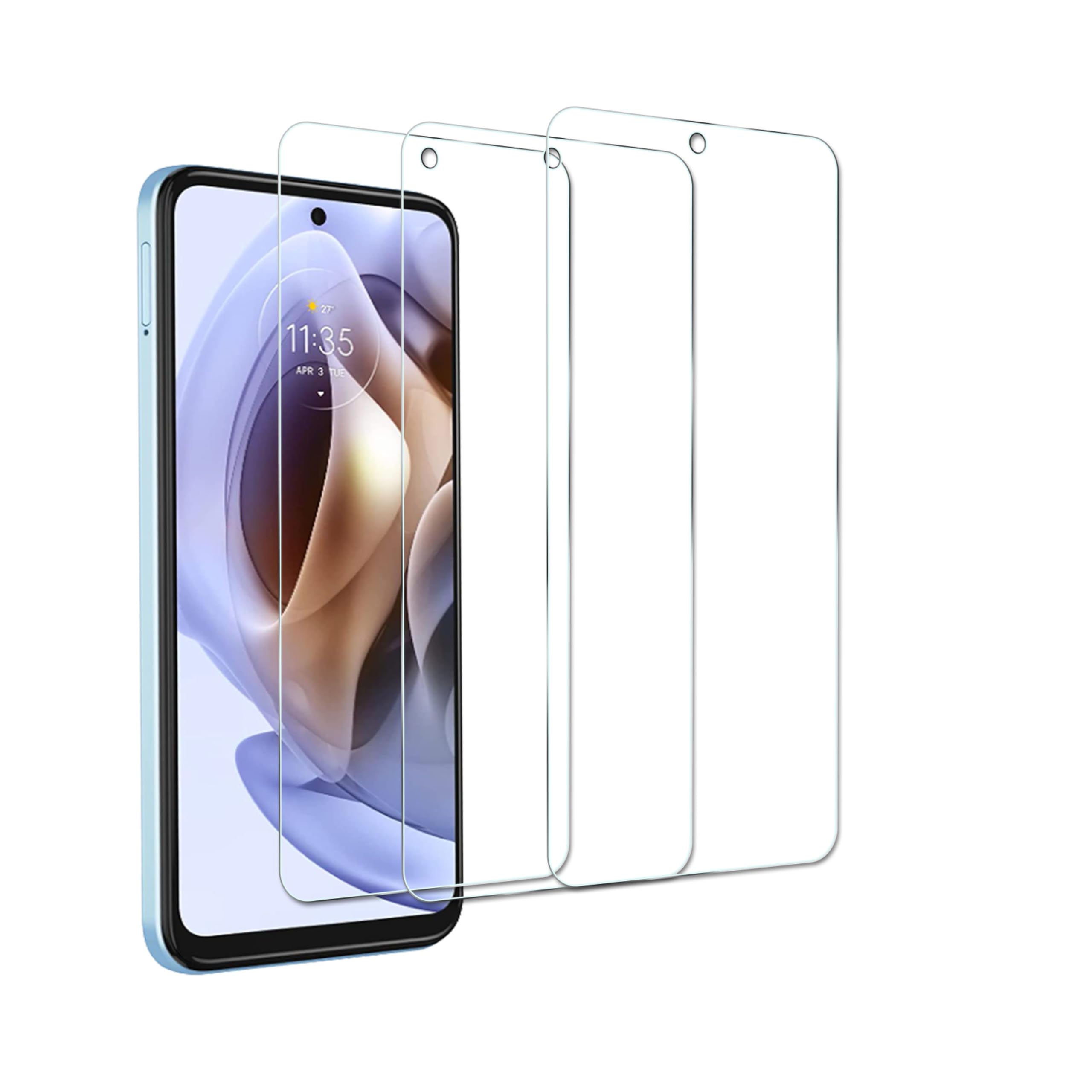 NEW'C 2 Pezzi, Vetro Temperato per OnePlus Nord, Pellicola Prottetiva Anti Graffio, Anti-Impronte, Senza Bolle, Durezza 9H, 0,33mm Ultra Trasparente, Ultra Resistente