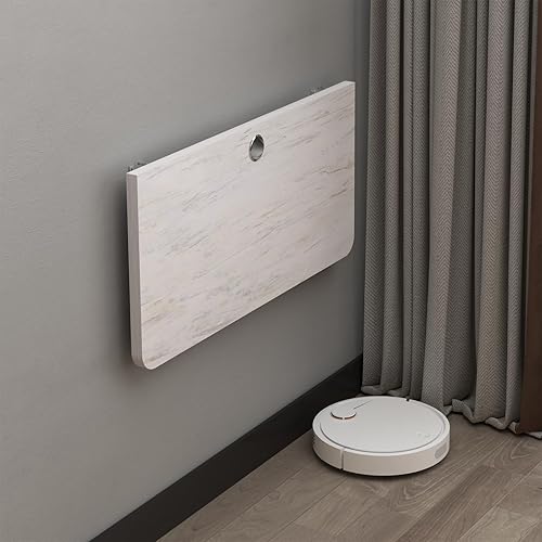 Miniatura 4 de Mesa de hojas abatibles montada en la pared, mesa desplegable resistente, escritorio plegable para computadora, banco de trabajo plegable para