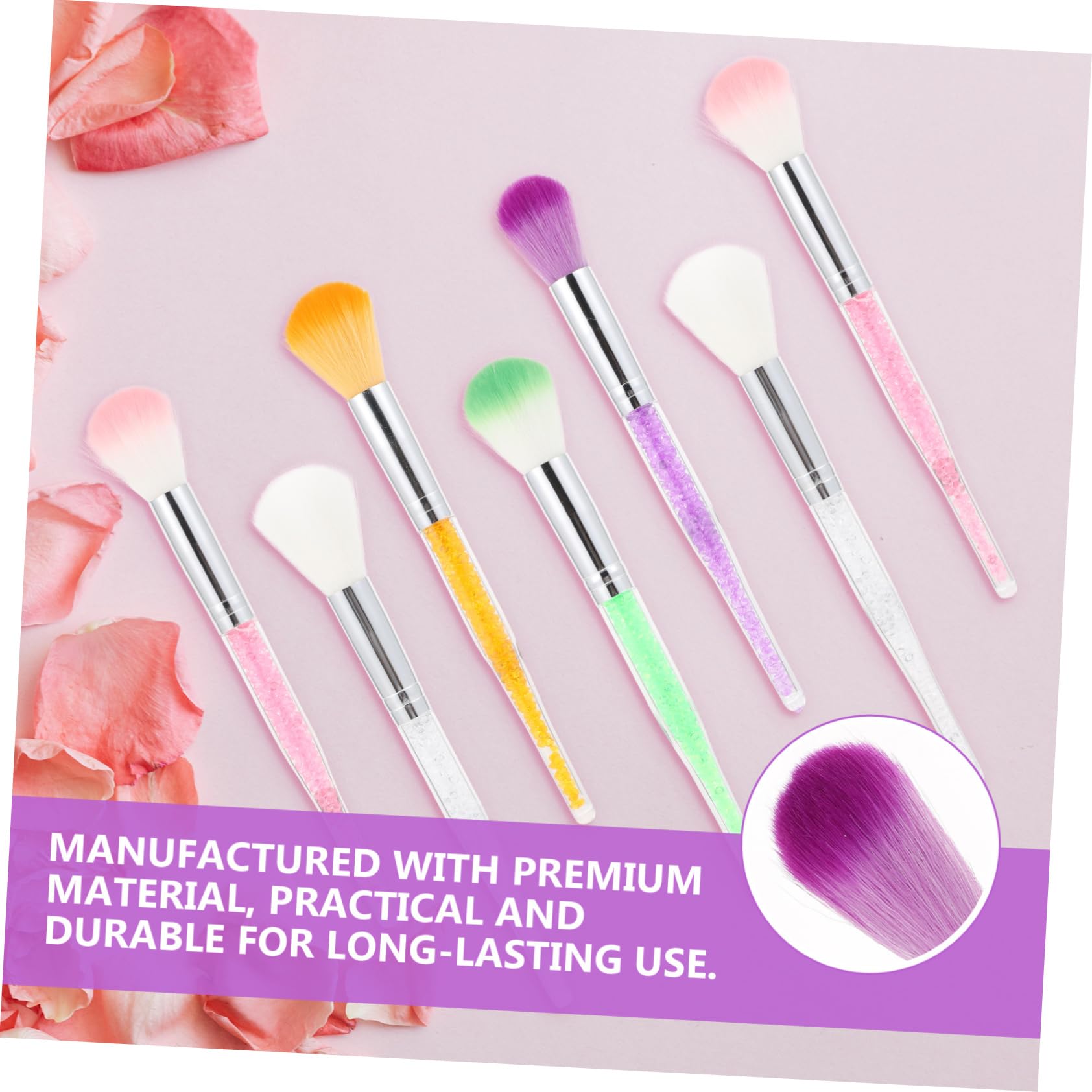 FRCOLOR 14 Piezas cepillo de limpieza de uñas pinceles para uñas pinceles uñas acrilicas cepillo para las uñas clavo limpiador de brochas de maquillaje cepillo uñas limpiador de uñas