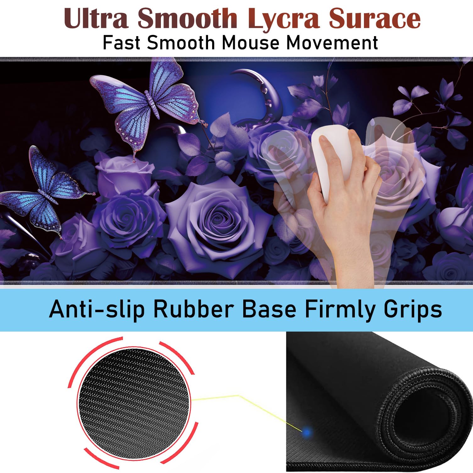 ZHUHEHEAH Large Gaming Table Pad 31.5 