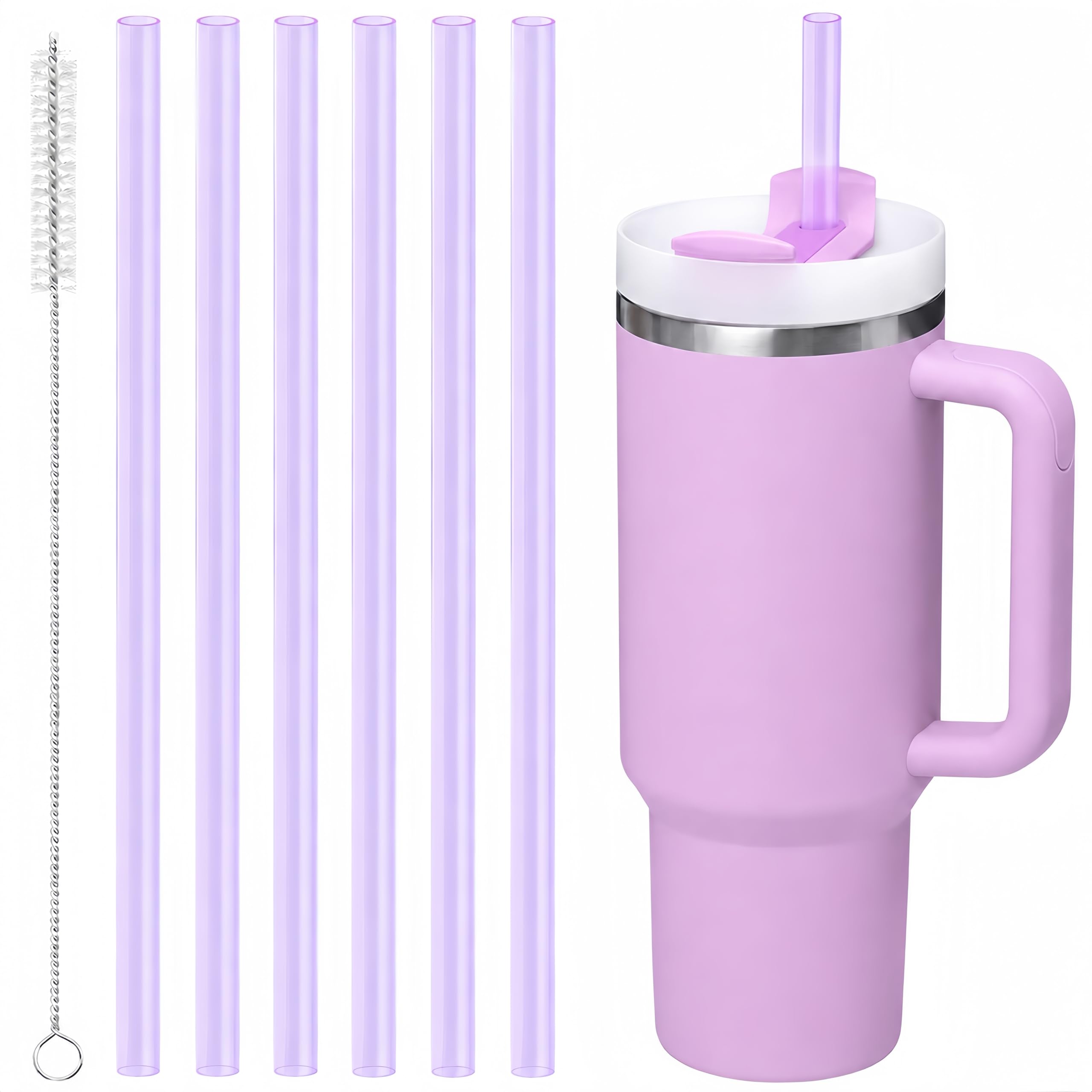Joshey Replacement Straws for Stanley Quencher 30oz Tumbler, 6 Pack