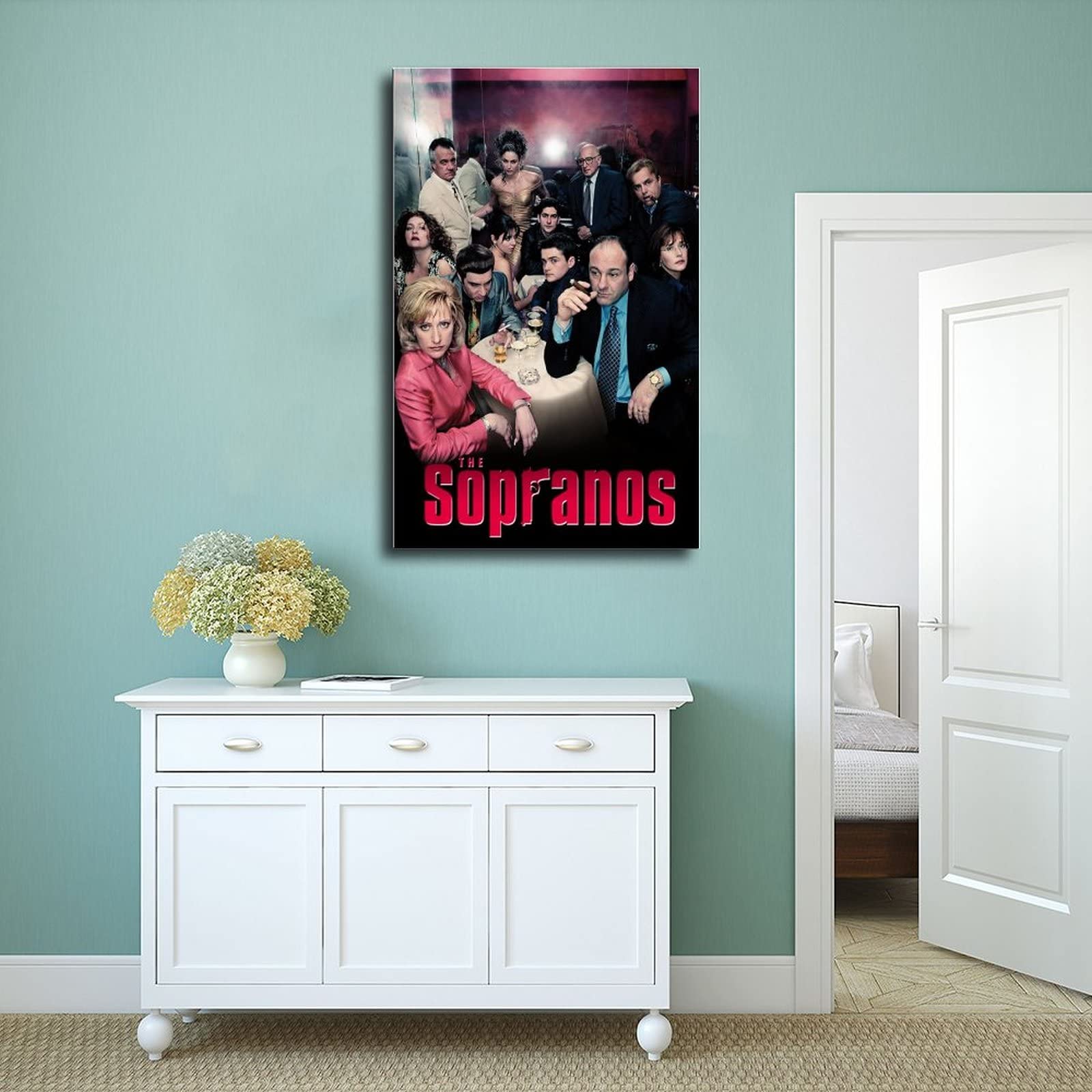Poster Sur Toile De La Série TV Les Sopranos - Décoration De Chambre à