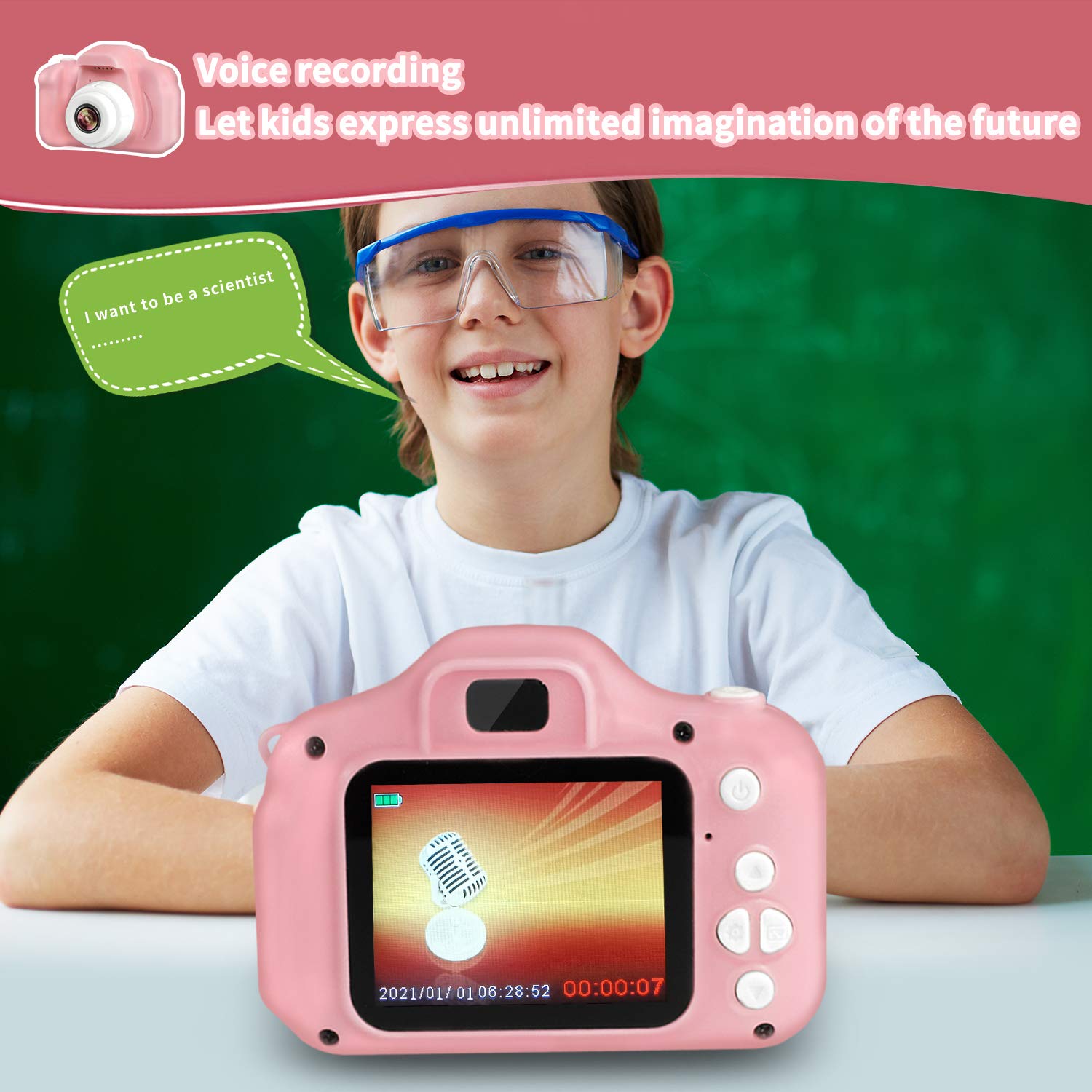 Amazon.com: LANXUN Digital Camera for Kids, 1080P HD Toy Video