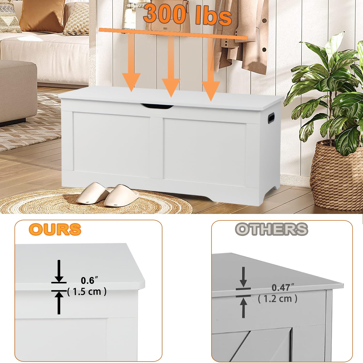 Wooden Toy Plain Toy Box To Decorate Badger Basket Children's