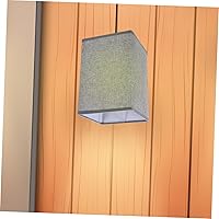 Vista 7 de DOITOOL Pantalla cuadrada de repuesto para pared, 2 piezas, pantalla de lámpara moderna, luz suave para lámparas de mesa