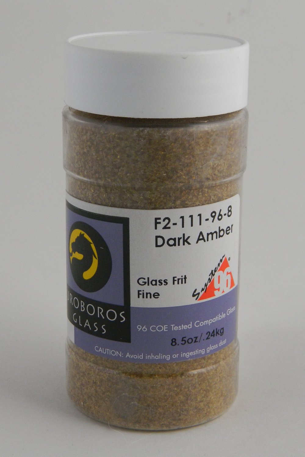 Dark Amber Transparent System 96 Frit - Fine