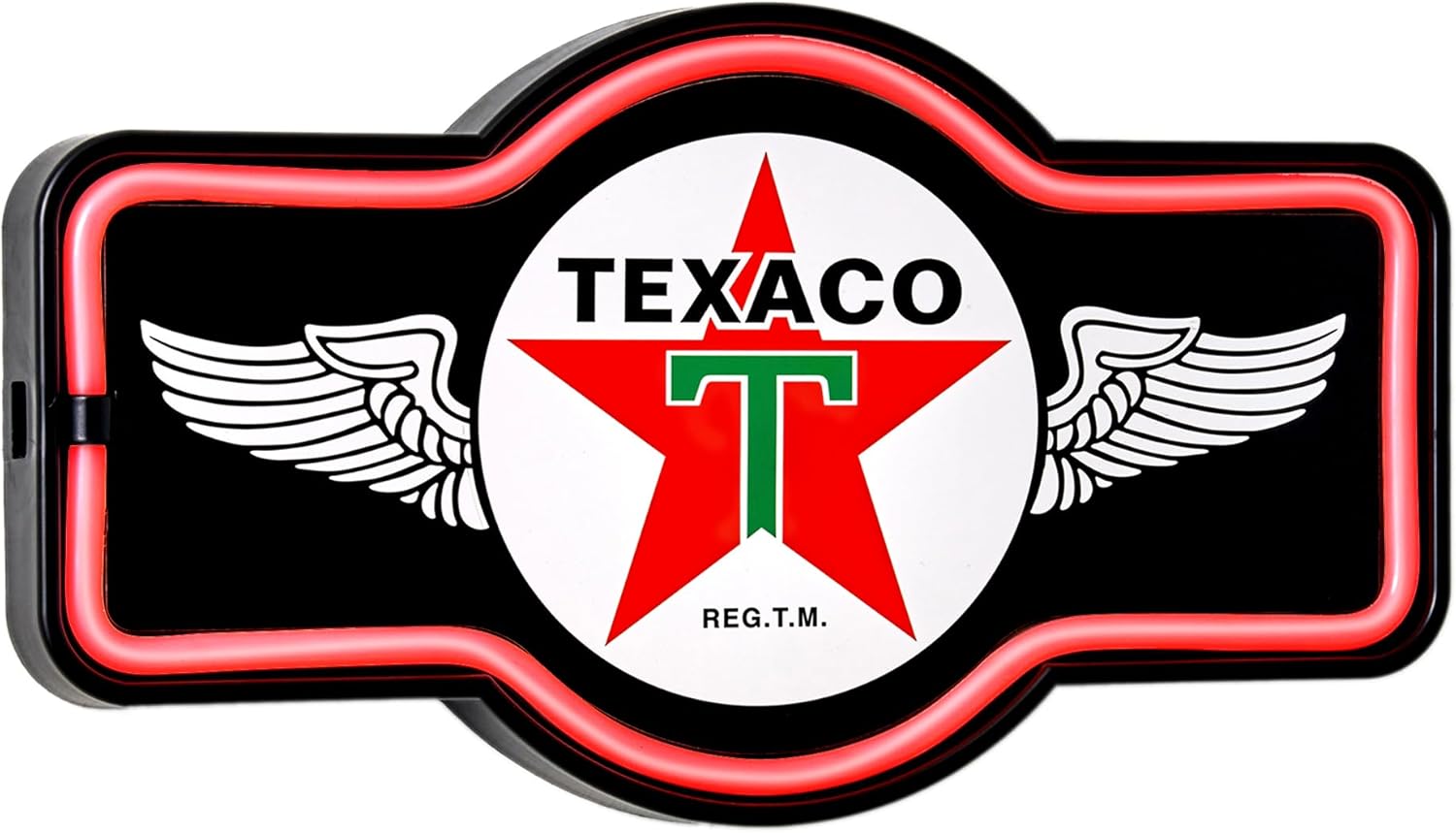 American Art Decor Letrero de pared LED de cuerda de neón, funciona con pilas y USB, decoración de habitación vintage, luces retro para bar, cueva