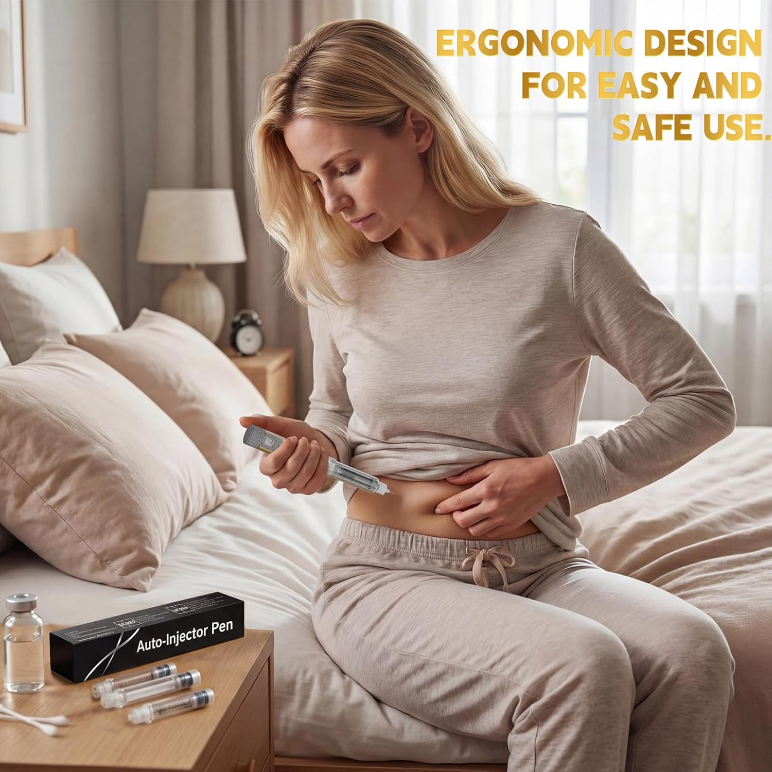 Reusable Insulin Injection Pens Injector for Peptides, Reusable Peptide Pen Injector Injection, Precision Dose Control, 1-60 Units, Compatible with 3ml Cartridges, Leak - Proof, Travel - Friendly