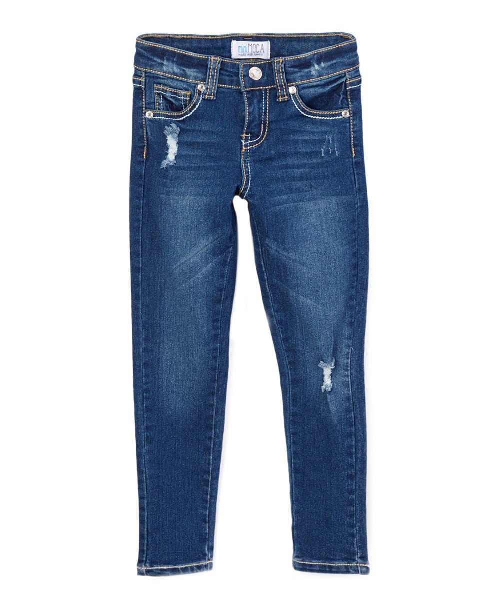 ToBeInStyle Girl’s Denim Easy Styling Classic Timeless Everyday Jeans Zip-Up Closure