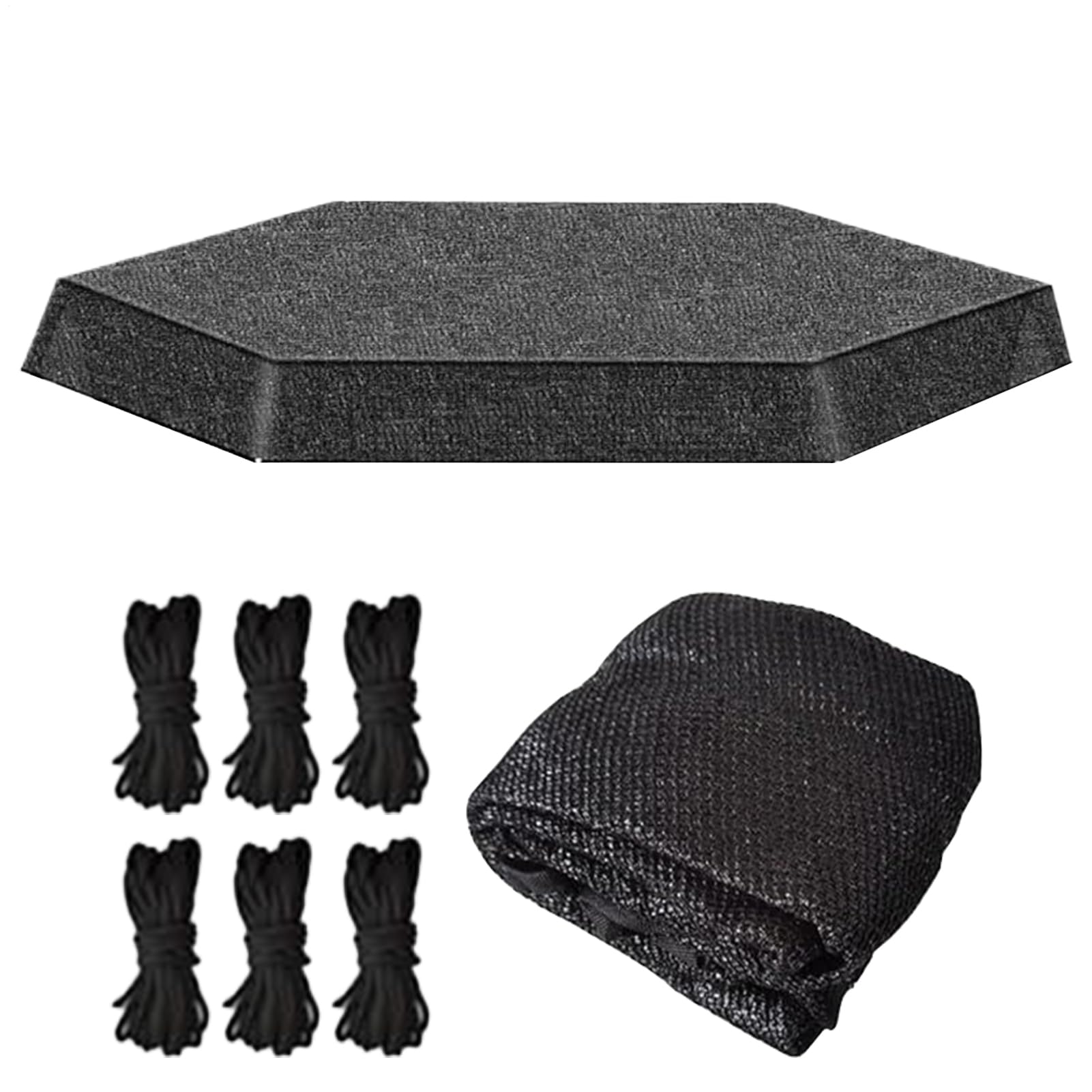 Trampoline Shade Cover, Sunscreen Canopy, UV Protection Tarp, Foldable Waterproof Roof Ideal for Outdoor Playground, Backyard, Play Area Use, 72.05 Inches