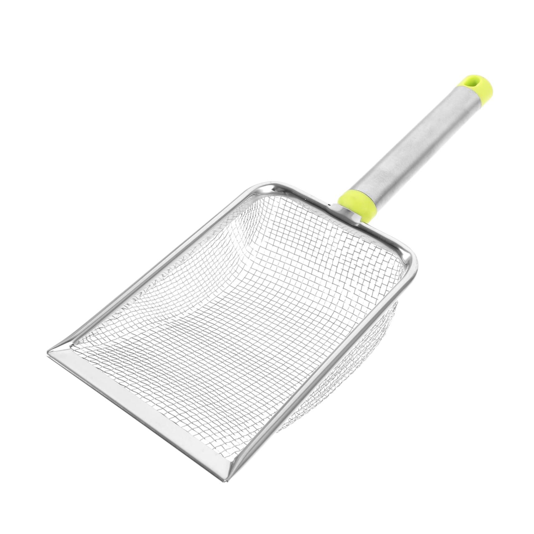 BESPORTBLE 4pezzi Raschiatore per Lettiera Acciaio Inox con Rete Fine per Pulizia Lettiere e Angoli Accessorio per Gatti e Rettili