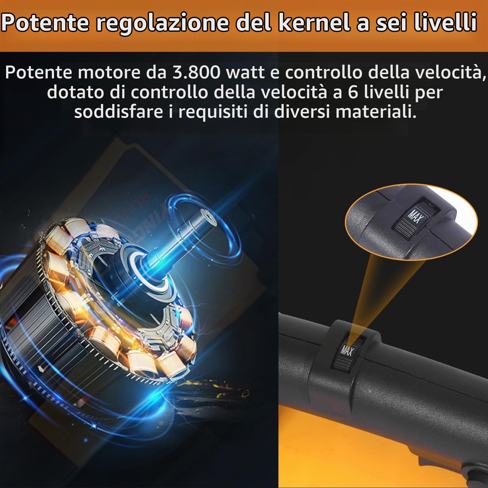 Levigatrice per Cartongesso, Levigatrice per Pareti da 1100W 2800 giri/min per levigatrici Ø 180mm Disco Abrasivo Carteggiatrice per Cemento per Pareti Pavimenti in Cemento