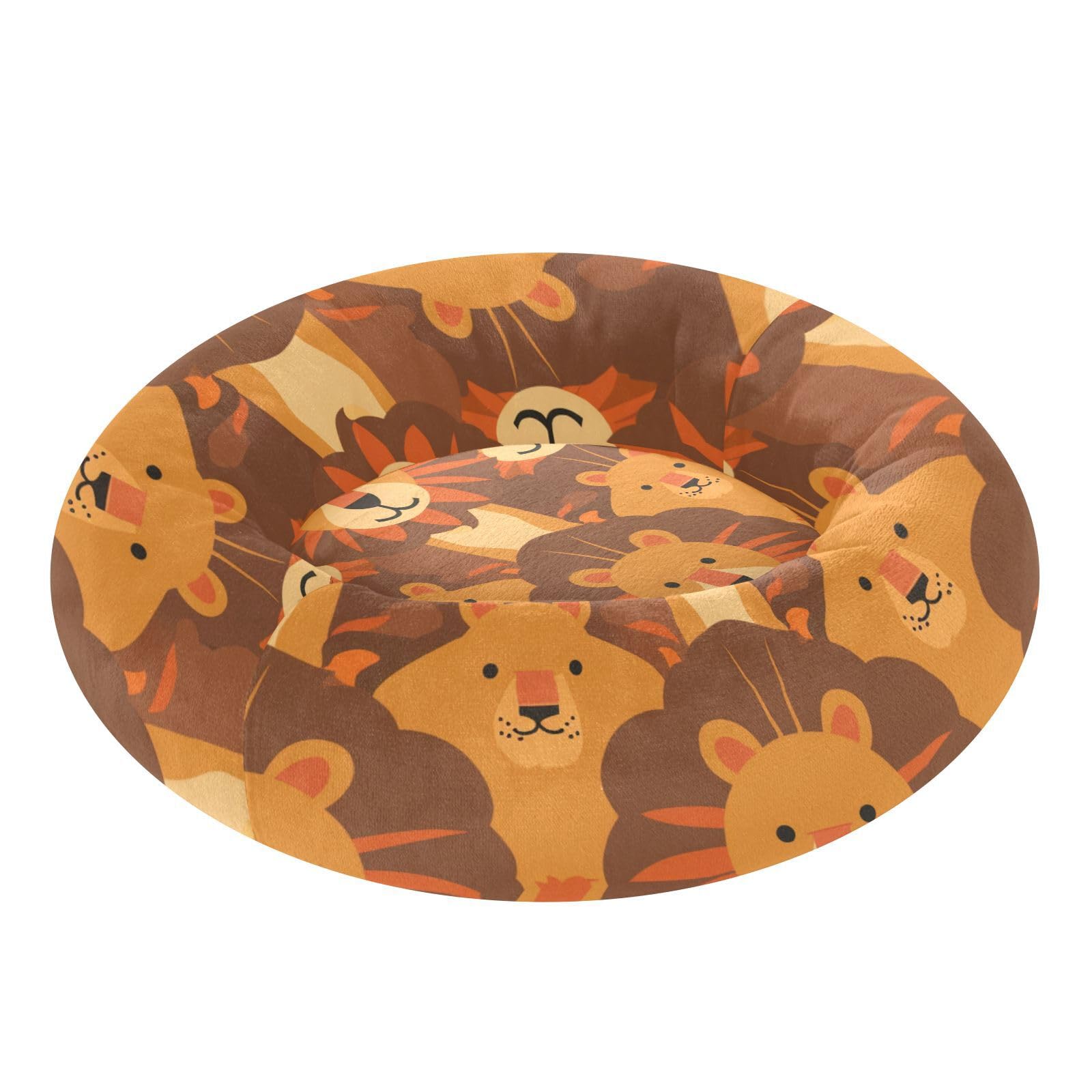 Lit pour animaux domestiques au salon panier lionceau peluche XS