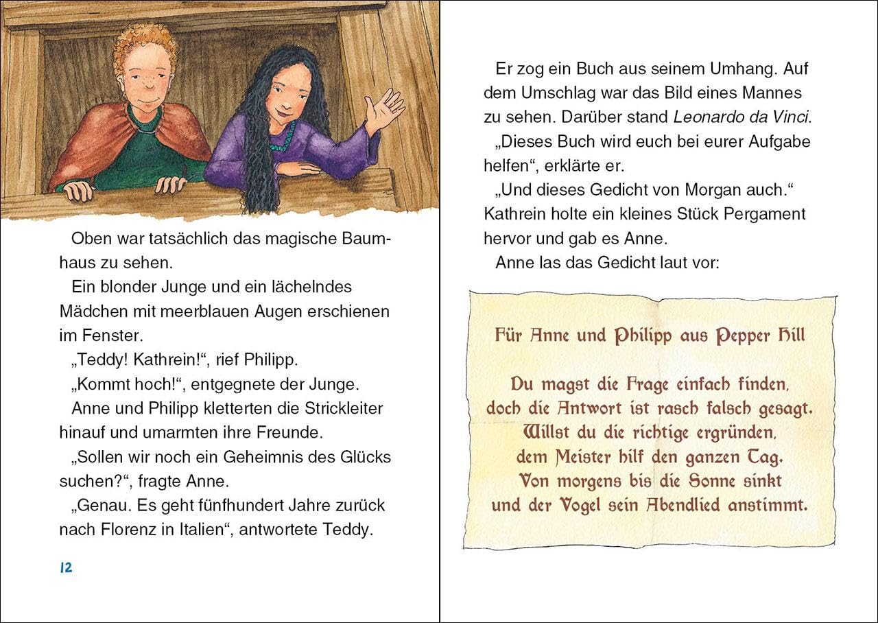 Das magische Baumhaus junior (Band 35) - Leonardos Traum vom Fliegen: Lerne mit Anne und Philipp von Leonardo da Vinci - Kinderbuch zum Vorlesen und ersten Selberlesen für Kinder ab 6 Jahren