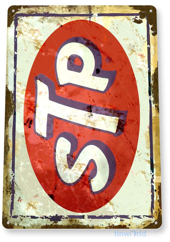 TIN Sign C227 STP Retro Rustic Oil Gas Station Metal Sign Decor Garage Auto Shop Cave