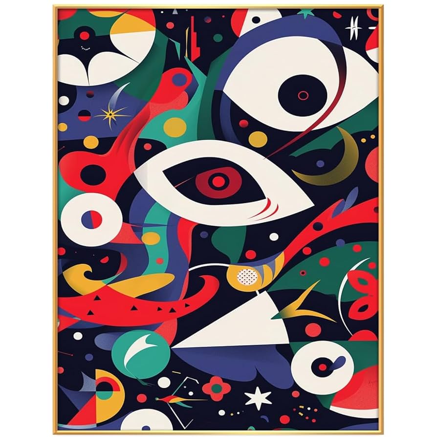 ジョァン　ミロ 絵画 アートポスター 独創的象画家 ジョァン ミロ 絵画 アートポスター 独創的象画家