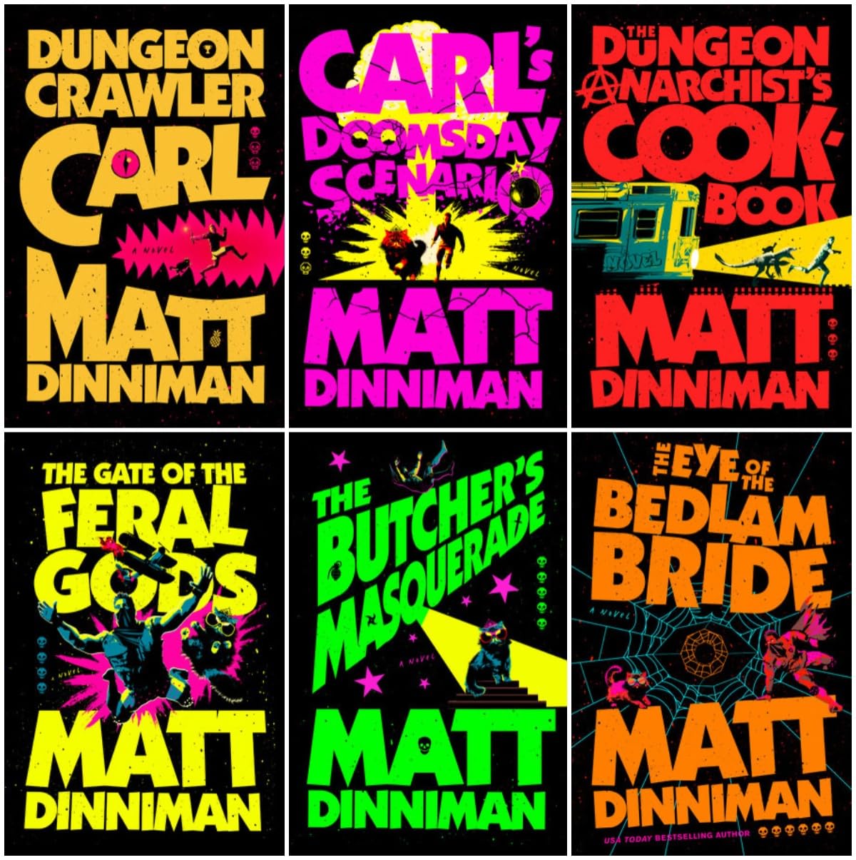 Dungeon Crawler Carl Series 6-Book Collection Set (Books 1 to 6) - A Chaotic LitRPG Survival Epic