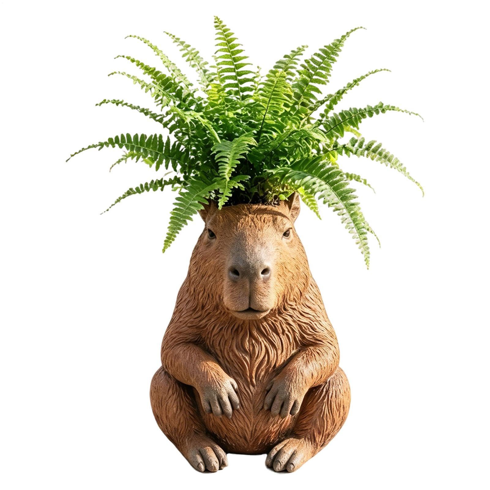 Pot de fleurs capybara solution déco originale extérieur et intérieur