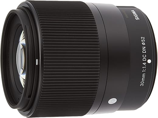 Sigma 30mm f/1.4 DC DN Contemporary Lens for FUJIFILM X Mount Mirrorless Cameras(APS-C Format) (Black)
