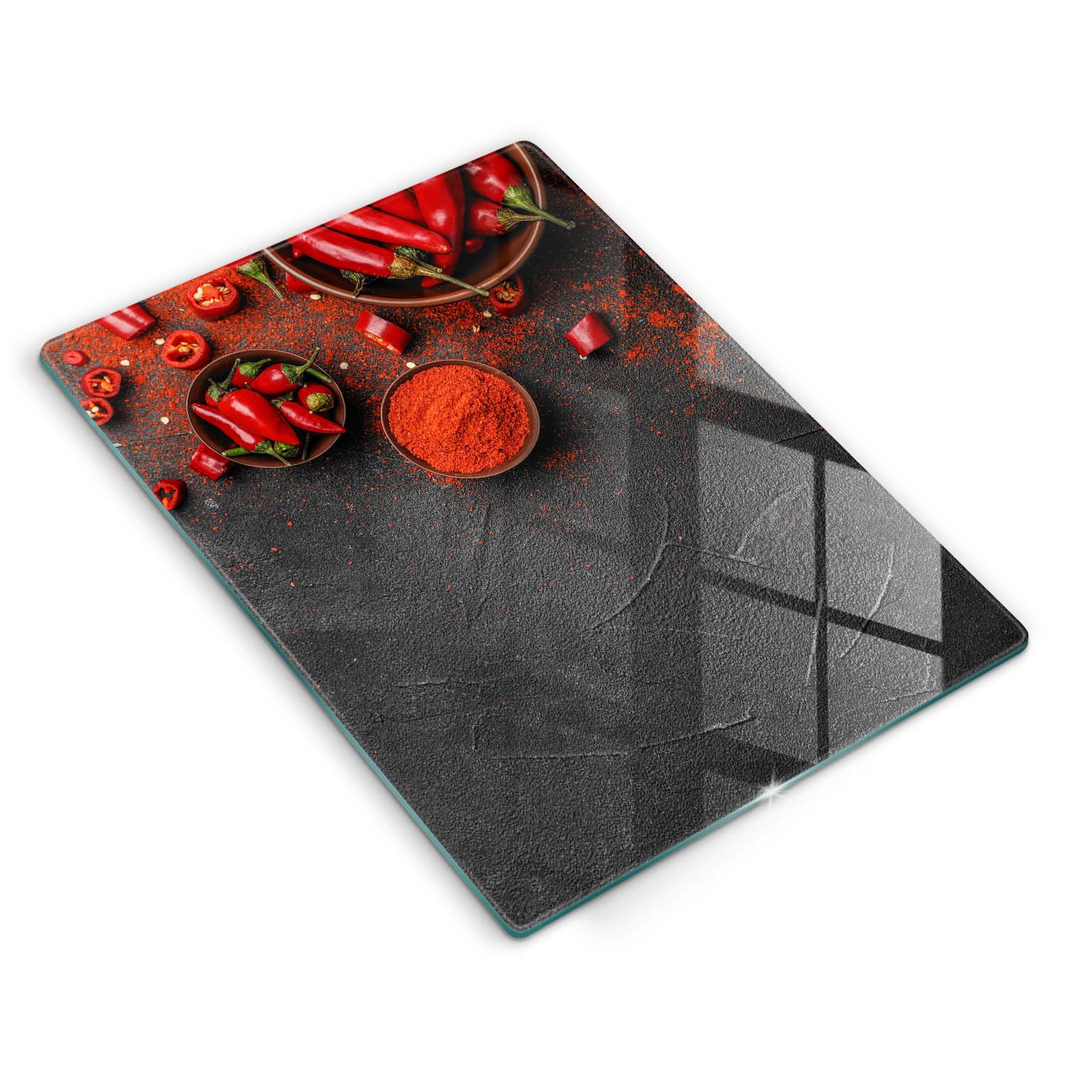 Évitez les rayures : planche découper induction en verre Wallfluent 40x52