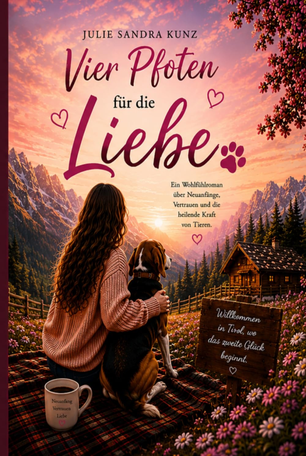 Vier Pfoten für die Liebe: Ein gefühlvoller Wohlfühlroman über Liebe, Hunde und Neuanfänge