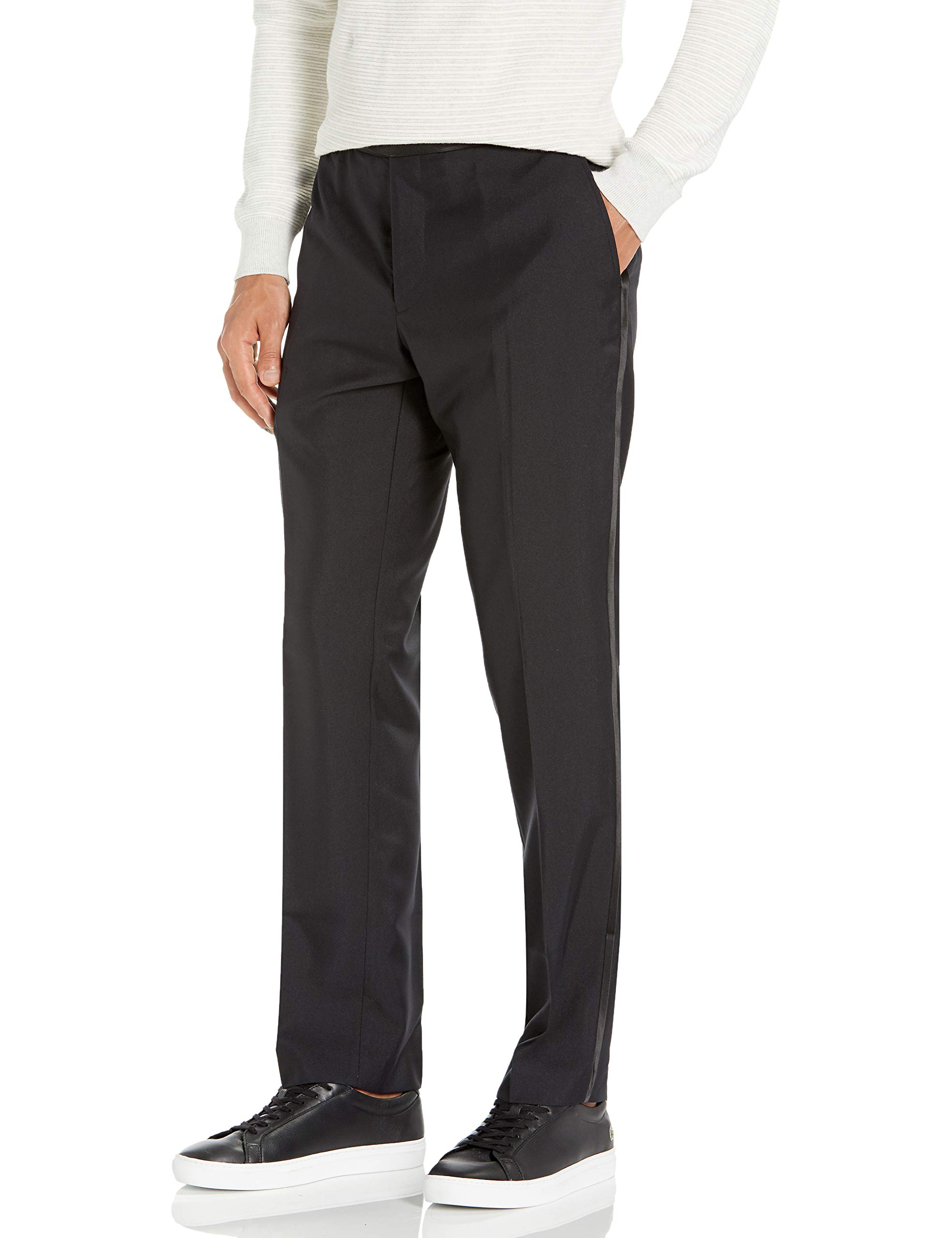 THE SAVILE ROW COMPANY LONDONMen's New Heathrow Business Suit Pants Set, Black