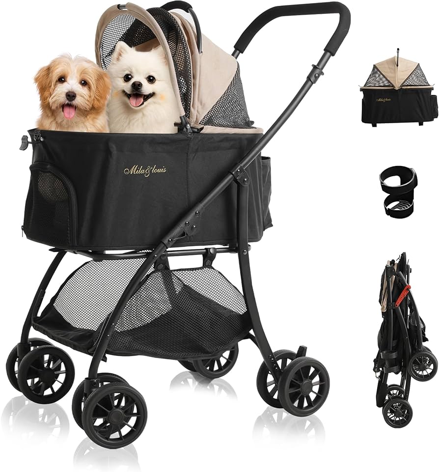 Amazon.co.jp: MILA&LOUIS ペットカート 4.5KG 超軽量 犬 カート
