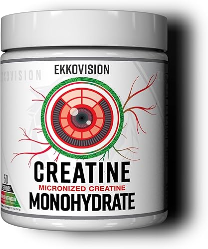 Vista 28 de Ekkovision Monohidrato de creatina en polvo, micronizado, limonada rosa, suplemento para antes del entrenamiento y después del entrenamiento