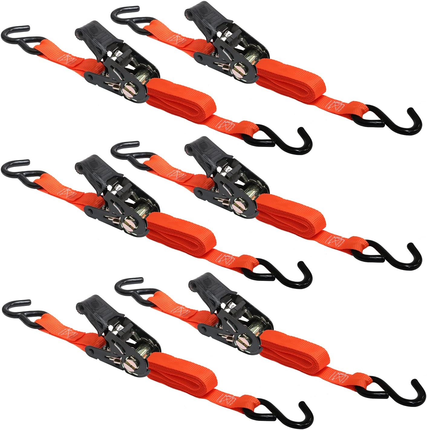 CargoLoc 32585 Ratchet Tie Down, 1Inch x 8Feet x 1500Pound, 6Piece Amazon.ca Tools & Home