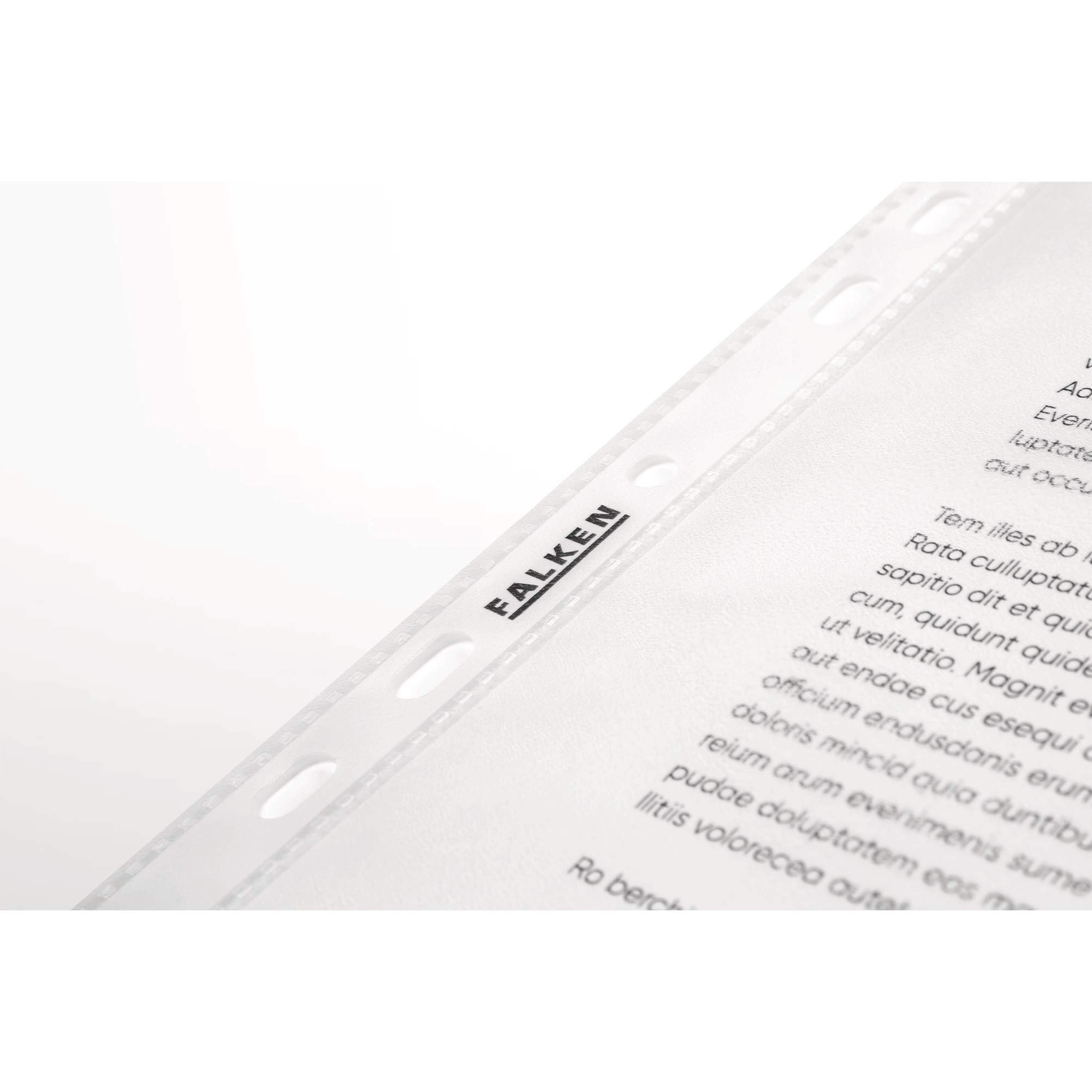 Original Falken 1000er Pack Standard PP-Kunststoff Prospekthüllen. Für DIN A4 transparent glasklar oben offen Klarsichtfolie Plastikhülle Klarsichthülle ideal für Ordner Ringbücher und Hefter