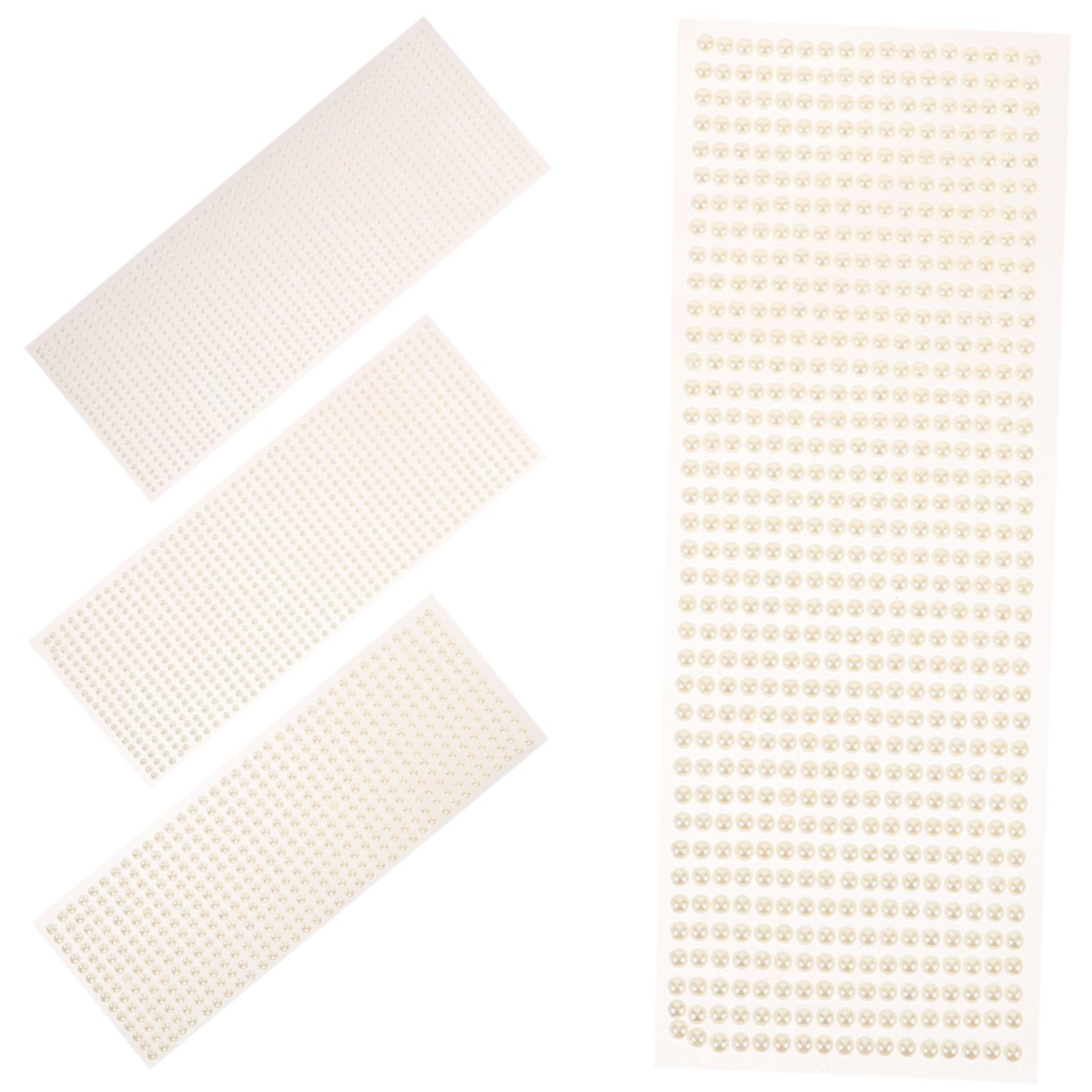 HOMSFOU 5 Set Adesivi Perline Autoadesivi per Trucco E Decorazioni Fai da Te Perghie E Arte del Decorazioni Perline per Look E Creativo 4 Fogli * 5