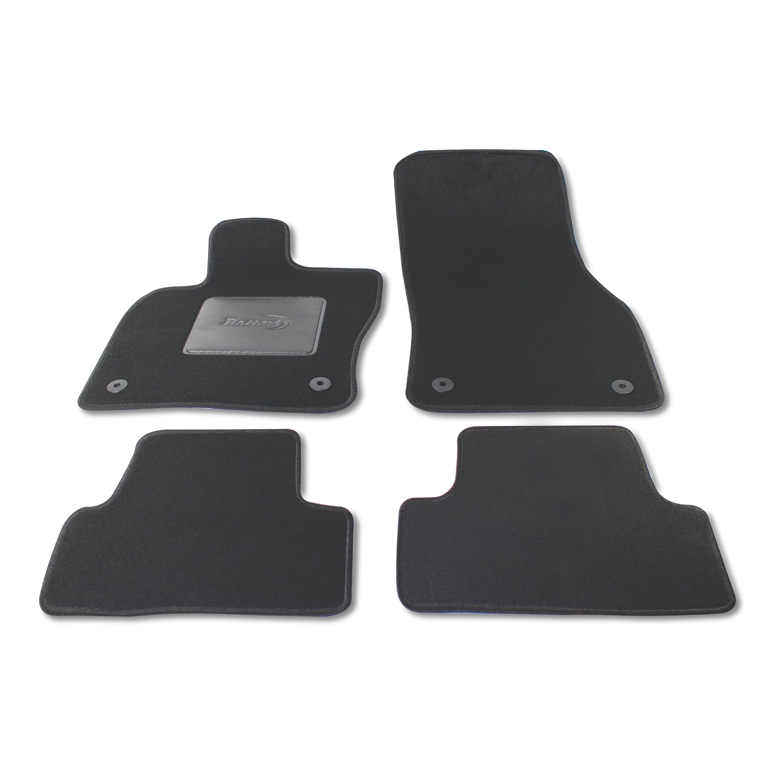 Tapis pour Audi Q2 Bottari 39139 tapis de sol moquette noir - 7