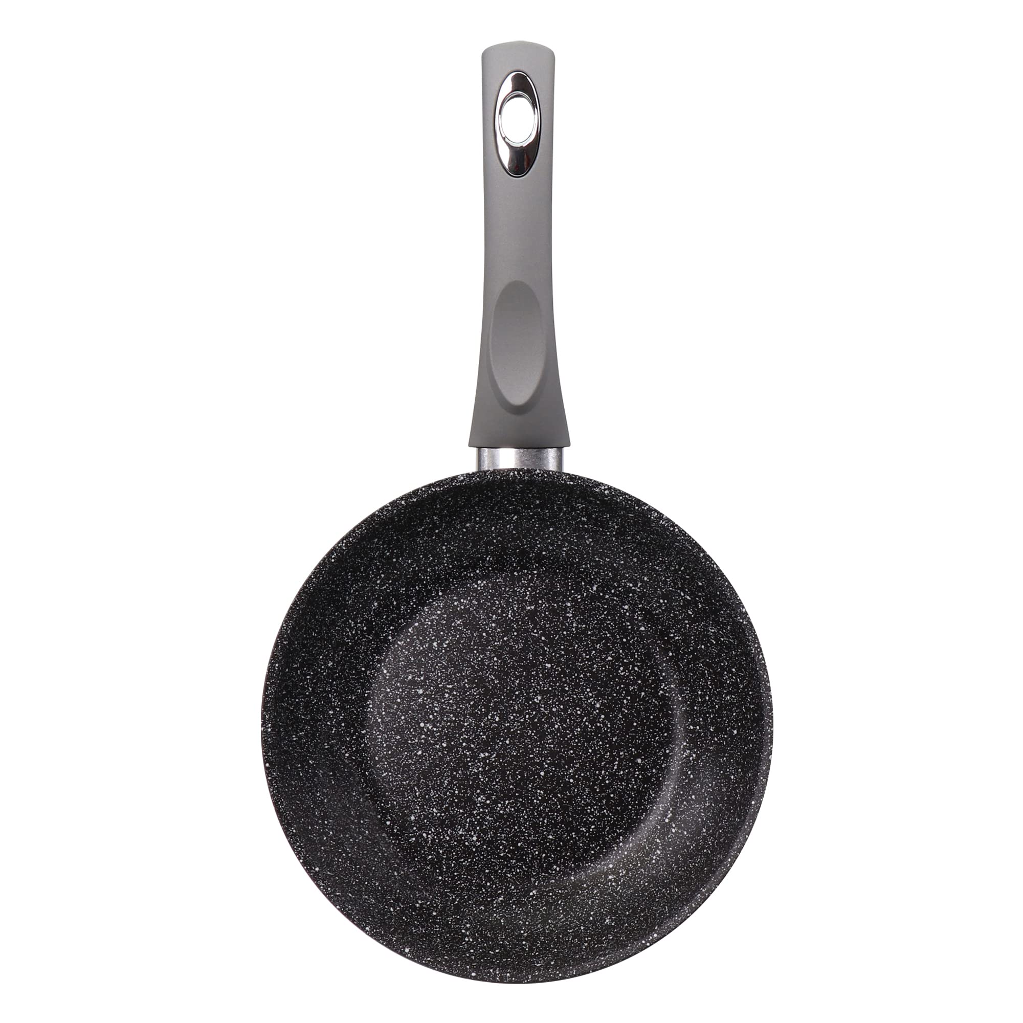 STONELINE GOURMUNDO Sartén Antiadherente 20 cm Sartén Inducción MADE IN GERMANY Revestimiento Antiadherente con Partículas de Piedra Reales, Todo Tipo de Cocinas, Cocinar Sin Grasa