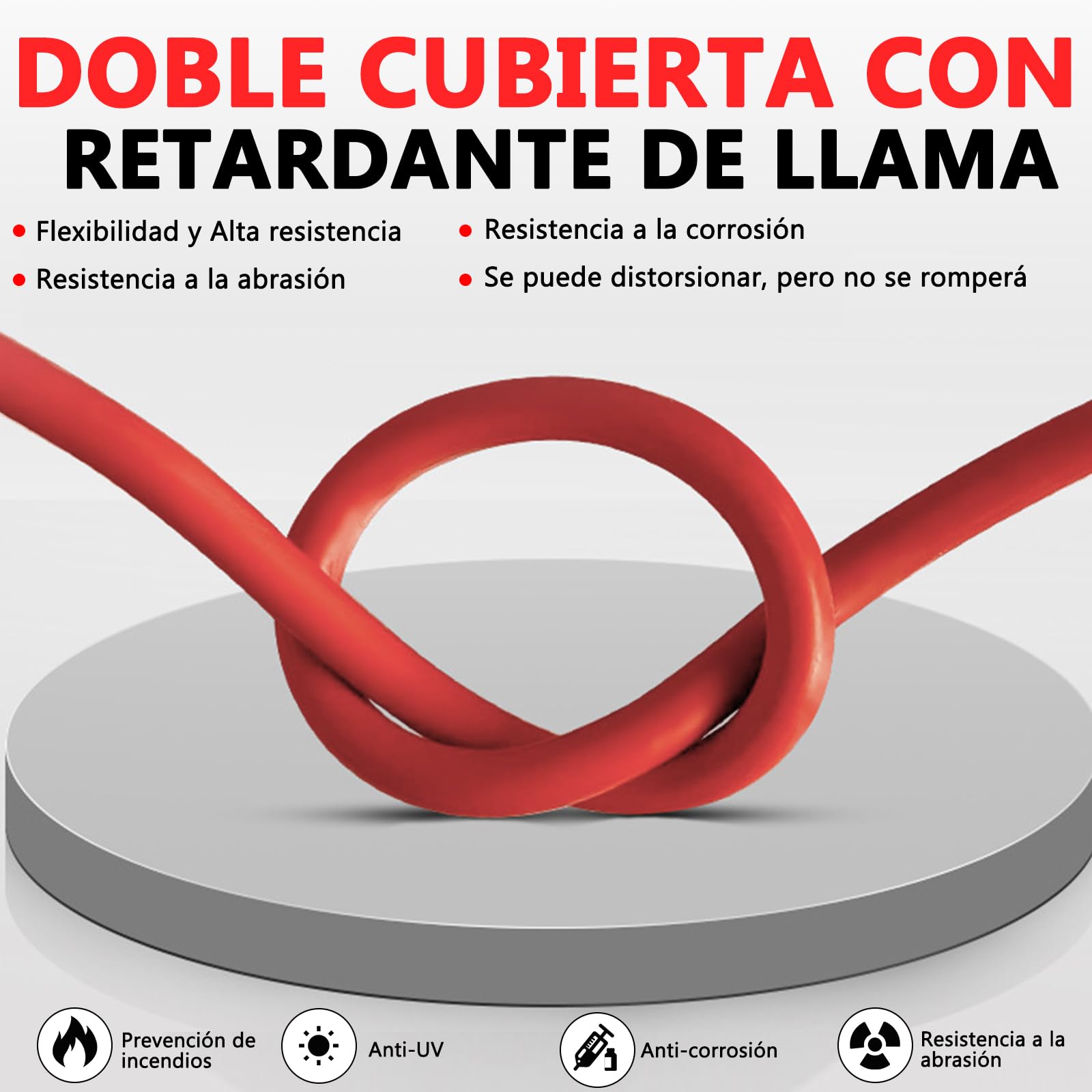 Oududianzi Cable Solar 6mm²/4mm², Prolongador Cabo Placa Solar 1/2/3/5/8/10/15/20/30m, Extensor Cable fotovoltaico 6mm2 con Conectores Hembra y Macho para Paneles Solares Sistemas (6mm² 5m)