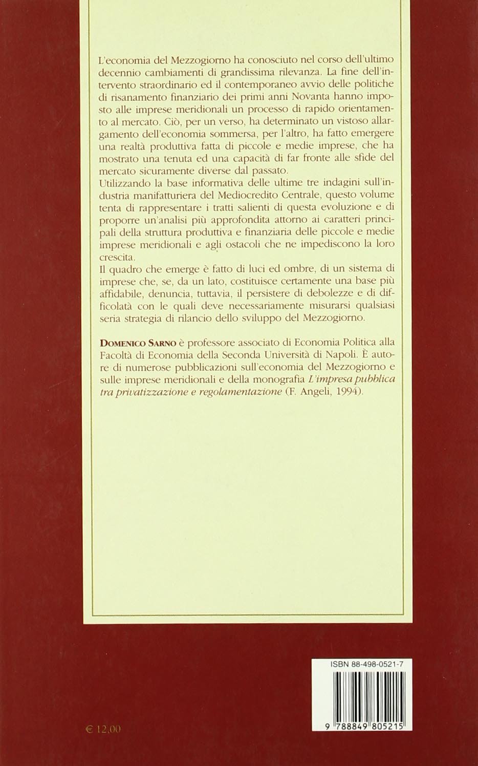 Le piccole e medie imprese del Mezzogiorno