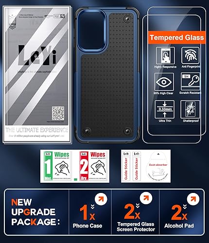 Miniatura 2 de LeYi Funda para Samsung Galaxy A32 5G, funda para Samsung A04S, funda para Galaxy A13A32A23 5G 4G con 2 protectores de pantalla, parte trasera de