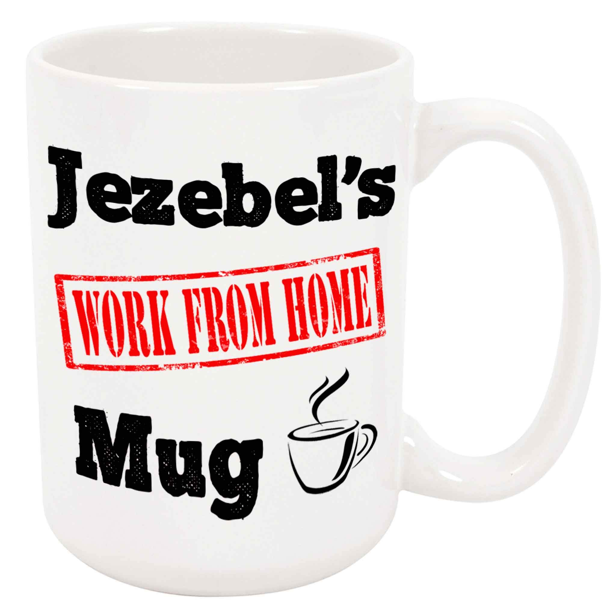 BirthTasse Jezebels Arbeiten von zu Hause Tassen Partner 2 Stück