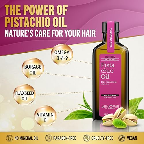 Keratin Hair Mask & Pistachio Serum - Repair Frizzy Hair