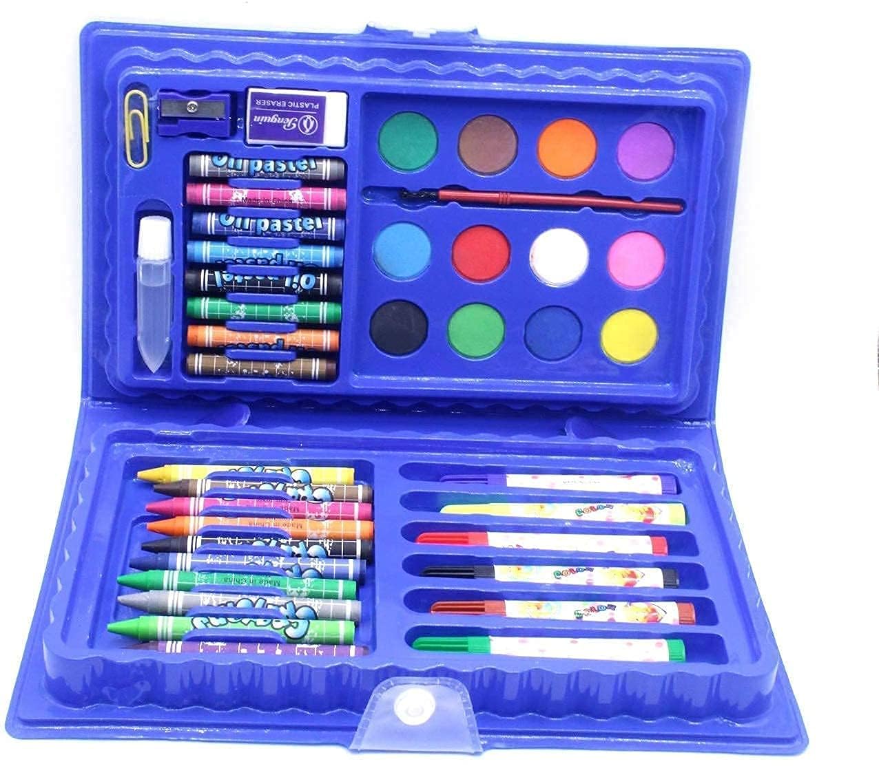 PATLY Kids Coloring Barbi Doll Kit Combo Colors Box Color Pencil, Crayons, Water Color, Sketch Pens Set for 3-8 Years Old Kids Boys & Girls, 42 Pcs Crayons & Water Colors for Kids (B0CDLXB23C) Amazon Price History, Amazon Price Tracker