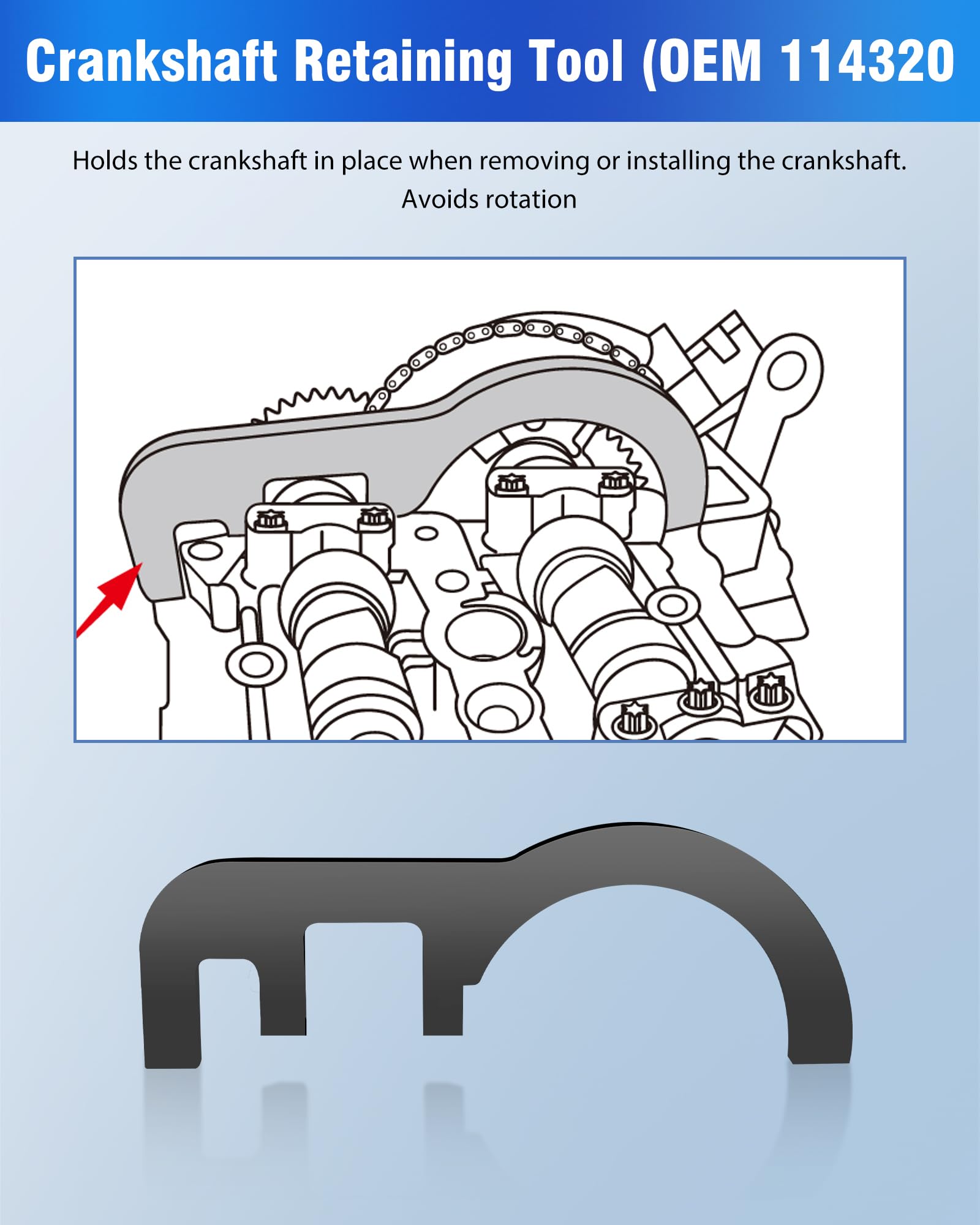RUIZHI Nockenwellenwerkzeuge, Werkzeug für Nockenwelle, Auto-Wartungswerkzeug 2.0 Motor kompatibel mit BMW N47/N47S/N57
