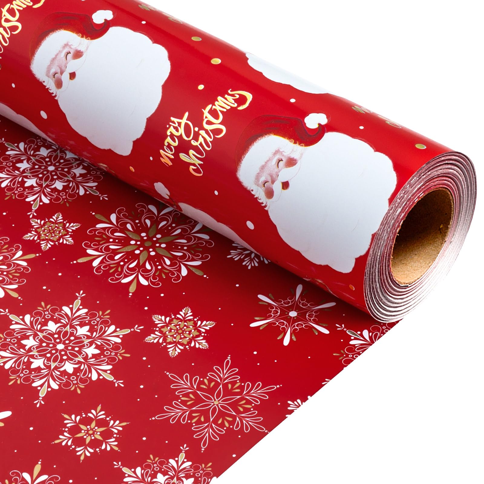 MAYPLUSS 17 Inch X 33 Feet Christmas Wrapping Paper โ image 1
