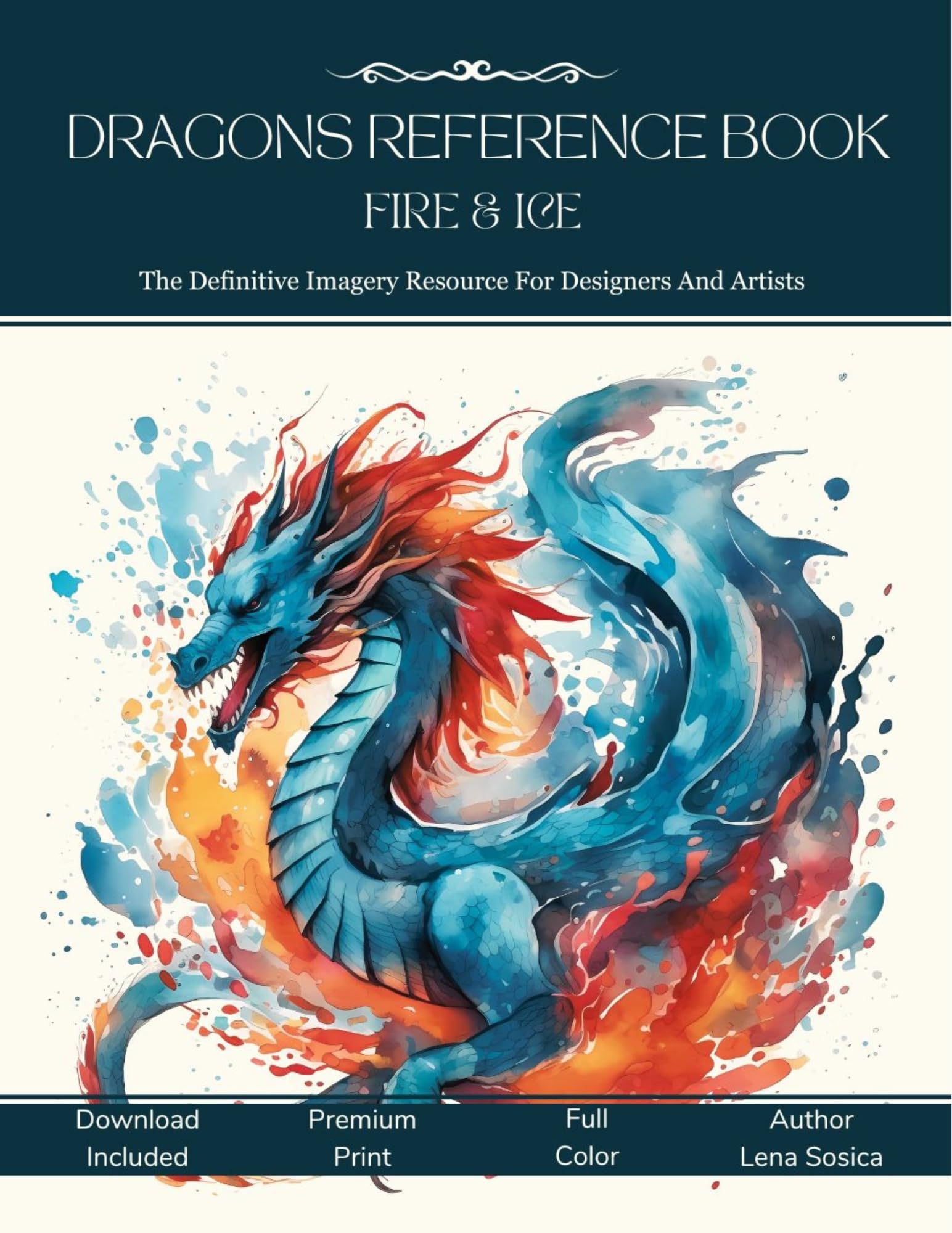 Dragons Reference Book dessiner des créatures fantastiques de feu