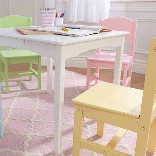 Miniatura 4 de Mesa y 4 sillas color pastel KidKraft Nantucket